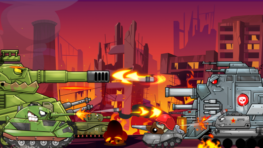 اسکرین شات بازی Merge Tanks: Combat war Stars 3