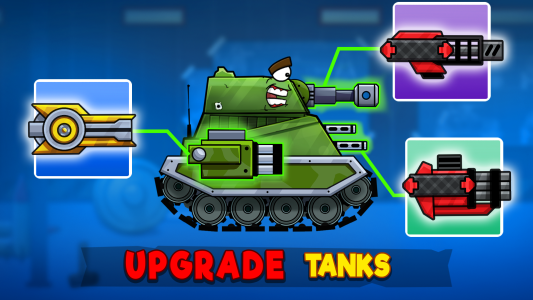 اسکرین شات 2 بازی Tanks Arena io: Craft & Combat