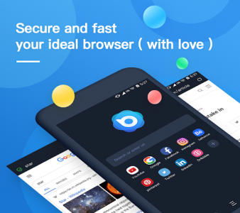 اسکرین شات برنامه Nox Browser - Fast & Safe Web Browser, Privacy 1