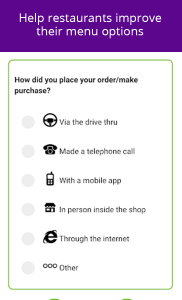اسکرین شات 6 برنامه SnapMyEats: Paid Surveys App