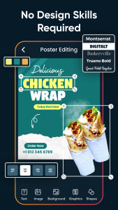 اسکرین شات 3 برنامه Poster Maker, Flyer Maker