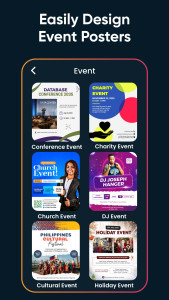 اسکرین شات 6 برنامه Poster Maker, Flyer Maker