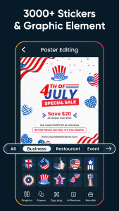 اسکرین شات 4 برنامه Poster Maker, Flyer Maker
