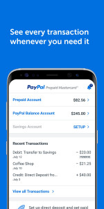اسکرین شات برنامه PayPal Prepaid 1