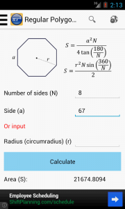 اسکرین شات برنامه Maths Formulas Lite 5