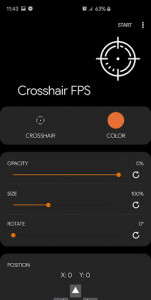 اسکرین شات برنامه Crosshair for FPS Games 1