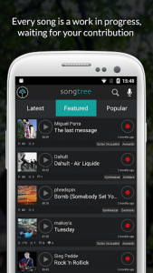 اسکرین شات برنامه Songtree - Sing, Jam & Record 3