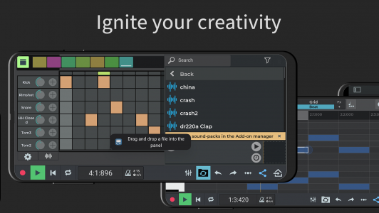 اسکرین شات 4 برنامه n-Track Studio DAW: Make Music