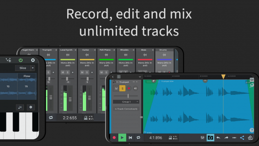 اسکرین شات 3 برنامه n-Track Studio DAW: Make Music