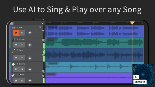 اسکرین شات 1 برنامه n-Track Studio DAW: Make Music