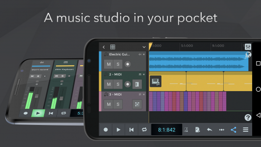 اسکرین شات برنامه n-Track Studio DAW: Make Music 1