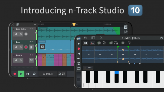 اسکرین شات برنامه n-Track Studio DAW: Make Music 1