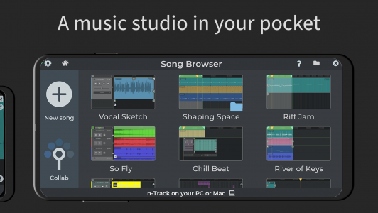 اسکرین شات برنامه n-Track Studio DAW: Make Music 8