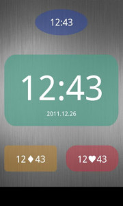 اسکرین شات برنامه Nice Simple Clock (Widget) 3