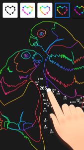 اسکرین شات 6 برنامه Dot to Dot to Coloring