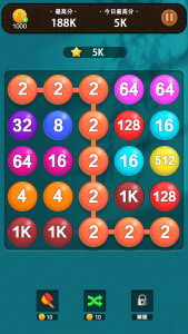 اسکرین شات 6 بازی Bubble Pop - 2048 puzzle