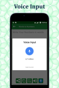 اسکرین شات 4 برنامه Numbers to Words Converter