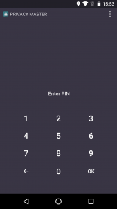 اسکرین شات برنامه Privacy Master - Hide, AppLock 1