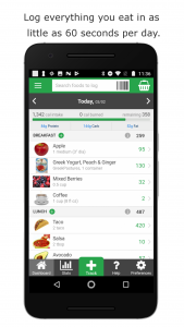 اسکرین شات 4 برنامه Track - Calorie Counter