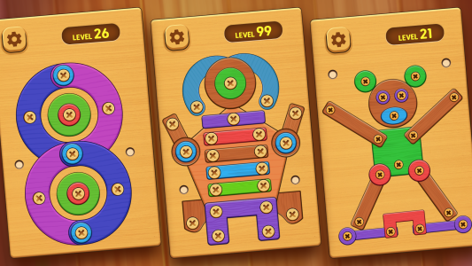 اسکرین شات 5 بازی Screw Nuts & Bolts Puzzle Game