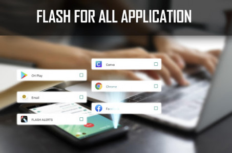 اسکرین شات برنامه Flash alert for all notification -Sms alert flash 5
