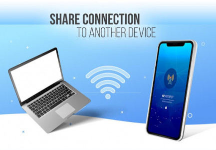 اسکرین شات برنامه Mobile hotspot- Wifi Hotspot Router 2020 1