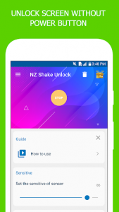 اسکرین شات برنامه shake Unlock - Shake To Unlock & Shake To Lock 3