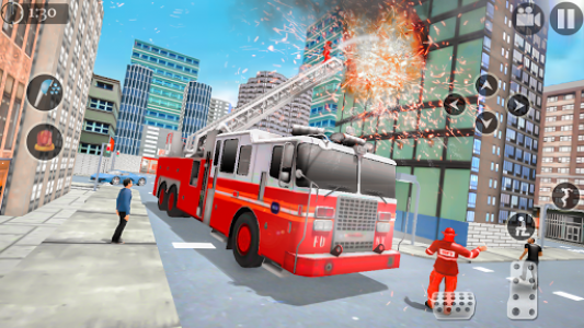 اسکرین شات برنامه City Fire Fighter: Emergency Call to Rescue 7