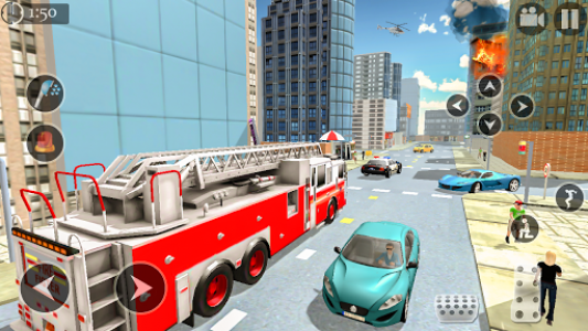 اسکرین شات برنامه City Fire Fighter: Emergency Call to Rescue 2