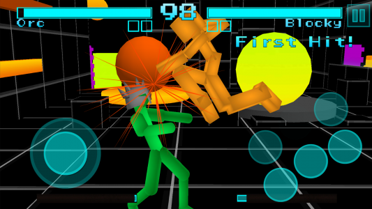 اسکرین شات بازی Stickman Fighting Neon Warrior 3