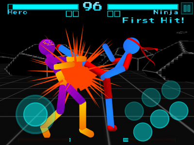 اسکرین شات بازی Stickman Fighting Neon Warrior 5