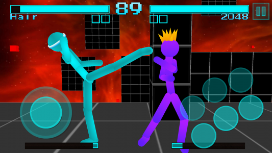 اسکرین شات بازی Stickman Fighting Neon Warrior 2
