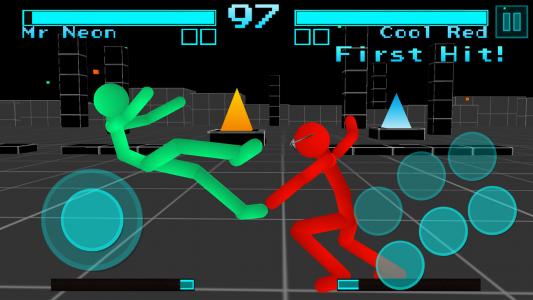 اسکرین شات بازی Stickman Fighting Neon Warrior 1