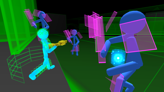 اسکرین شات 2 بازی Stickman Neon Gun Warriors