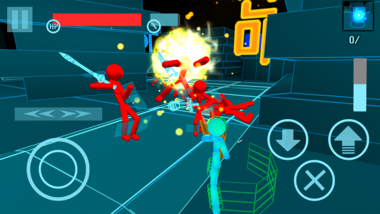 اسکرین شات بازی Stickman Neon Gun Warriors 4