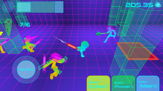 اسکرین شات بازی Stickman Neon Sword Fighting 5