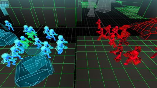 اسکرین شات 2 بازی Stickman Simulator: Neon Tank