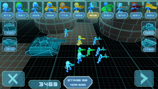 اسکرین شات بازی Stickman Simulator: Neon Tank 1