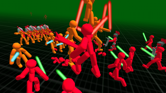 اسکرین شات بازی Stickman Simulator Neon Battle 1