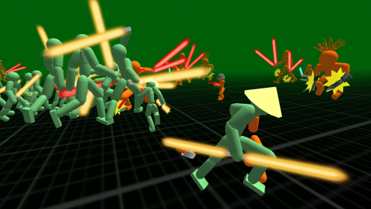 اسکرین شات بازی Stickman Simulator Neon Battle 4