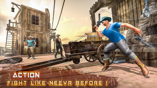 اسکرین شات برنامه Western Cowboy Gun Fighter Gang Shooting Game 3D 3
