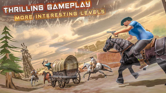 اسکرین شات برنامه Western Cowboy Gun Fighter Gang Shooting Game 3D 5