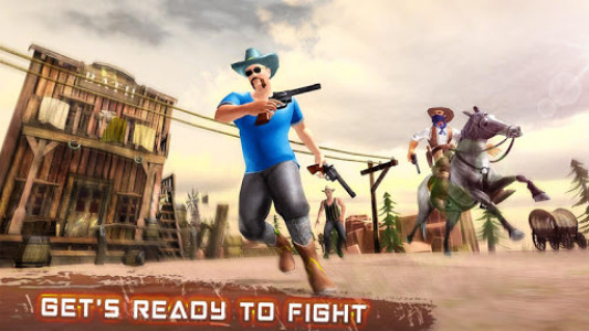اسکرین شات برنامه Western Cowboy Gun Fighter Gang Shooting Game 3D 1