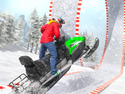 اسکرین شات برنامه Snow Bike Stunts - Bike Racing Game 2020 8