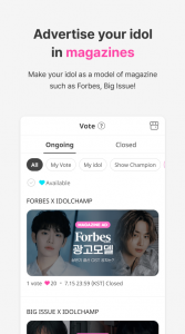 اسکرین شات برنامه IDOLCHAMP 4