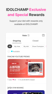 اسکرین شات 6 برنامه IDOLCHAMP