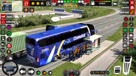 اسکرین شات بازی Luxury Coach Bus Driving Game 6