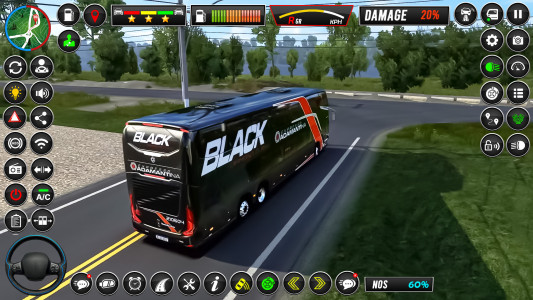 اسکرین شات بازی Luxury Coach Bus Driving Game 1