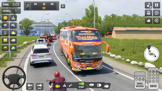 اسکرین شات 7 بازی Bus Driving Passenger Bus Game