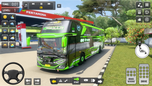 اسکرین شات 4 بازی Bus Driving Passenger Bus Game